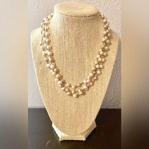 New Three Separate Pearl Strands to Wear Together or Apart